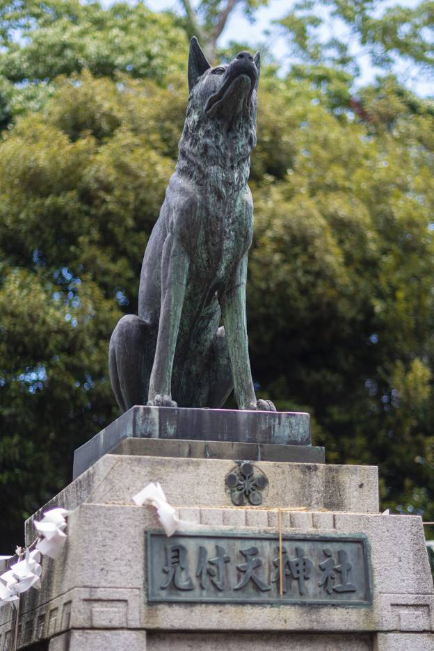 Shippei Taro Statue (Mitsuke Tenjin Shrine)