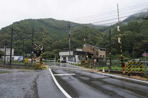 Minobu Line-Route 300 Rail Intersection Capture Point